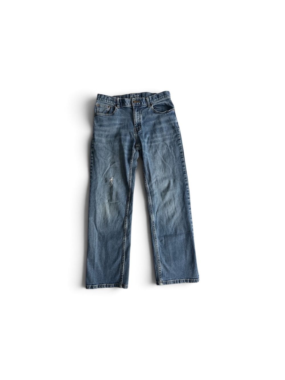 WONDER NATION Relaxed Jeans Boy’s 16 Husky Blue Adjustable Waist Denim Classic